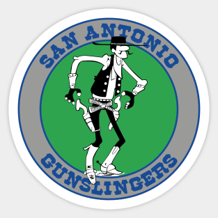 San Antonio Gunslingers Sticker